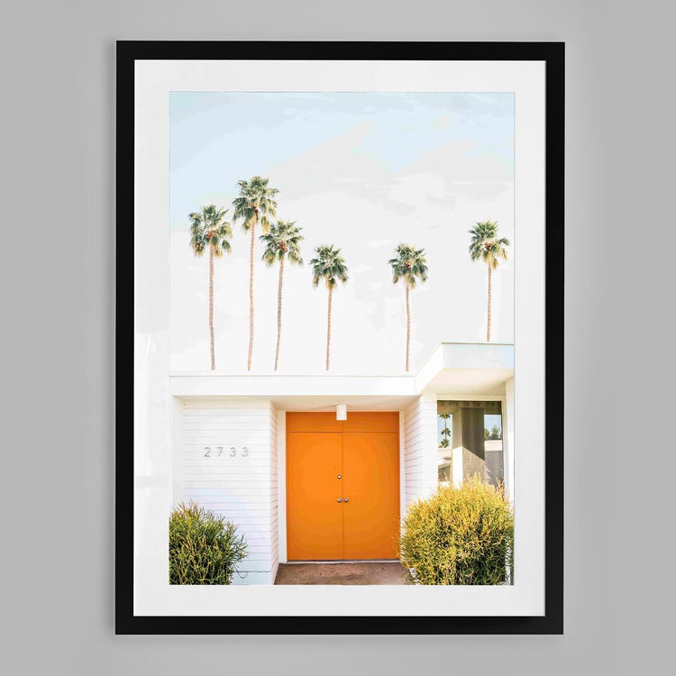Palm Springs Orange Door