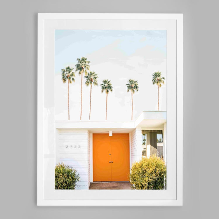 Palm Springs Orange Door