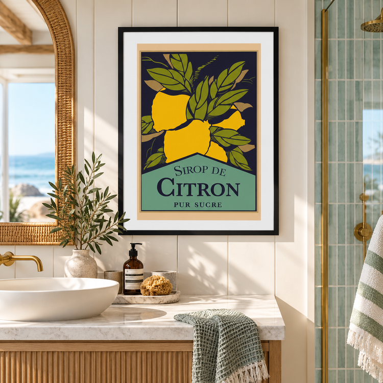 Sirop De Citron - Vintage French Advertisement