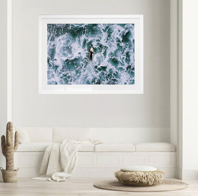 The Paddle Out - Birds Eye View