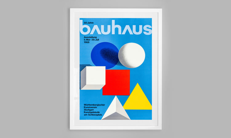 Bauhaus 50 Years Exhibition Poster