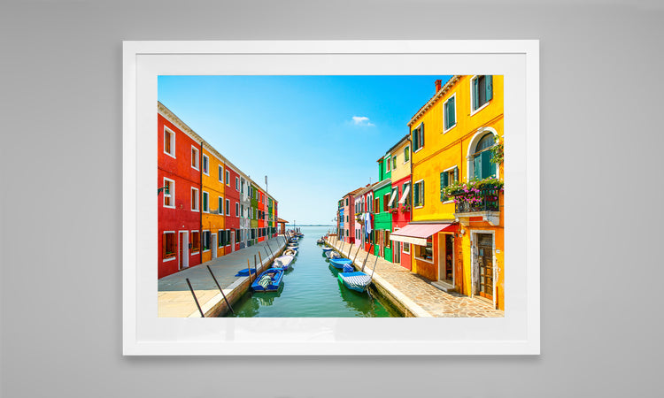 Burano in Full Colour, Italy.