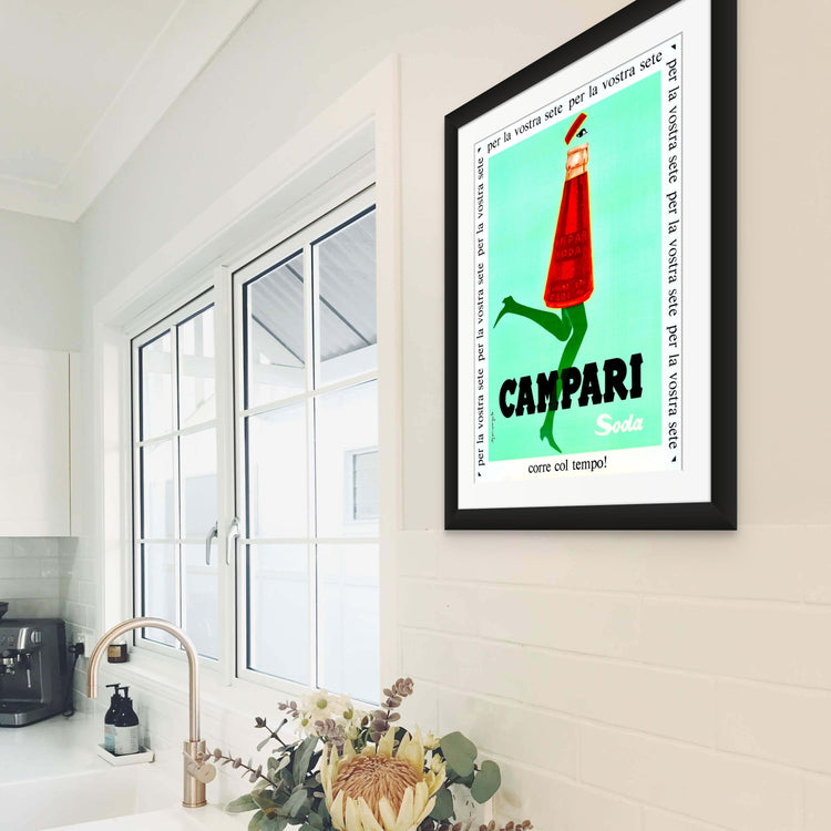 Campari Soda Vintage Advert by Franz Marangolo. (1968)