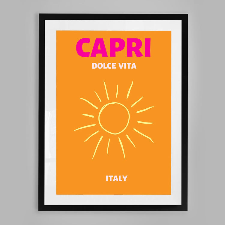Capri, Italy (Orange)