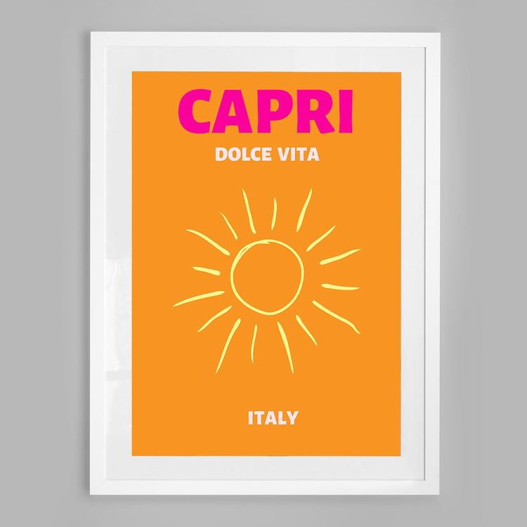 Capri, Italy (Orange)