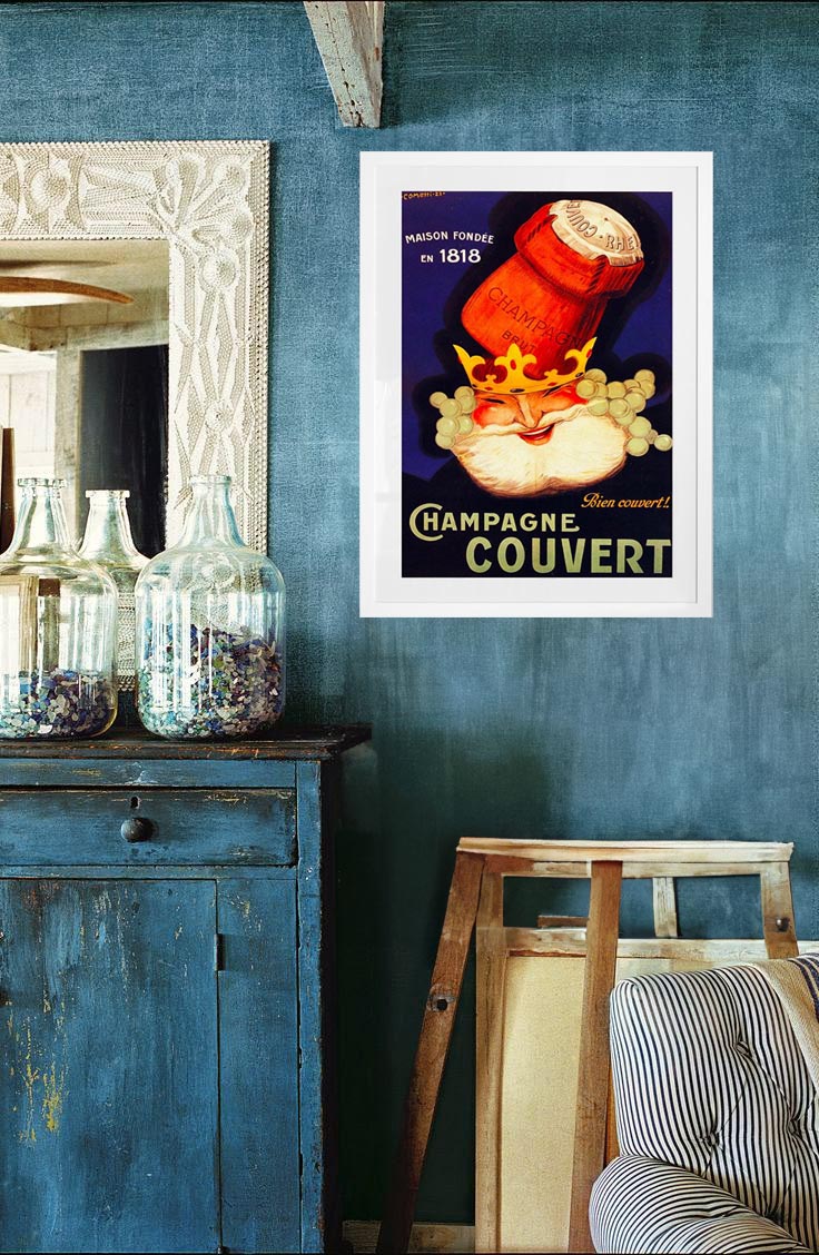 Couvert Champagne Vintage Advert (1923)