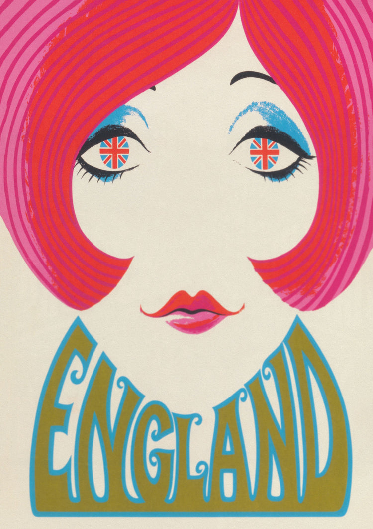 Swinging Sixties - Travel Poster for England (1960)