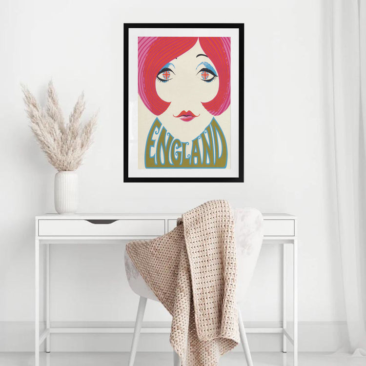 Swinging Sixties - Travel Poster for England (1960)