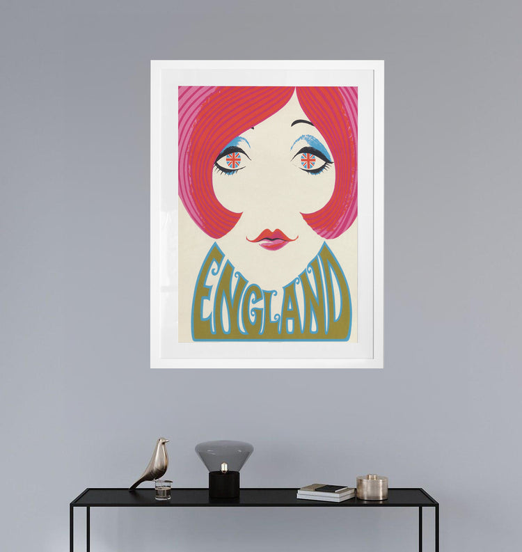 Swinging Sixties - Travel Poster for England (1960)