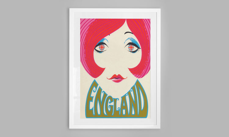 Swinging Sixties - Travel Poster for England (1960)