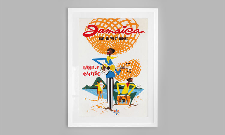 Jamaica – Land of Calypso Vintage Travel Poster (c. 1970's)