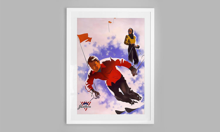 Retro Jantzen Advert - Downhill Style (1947)