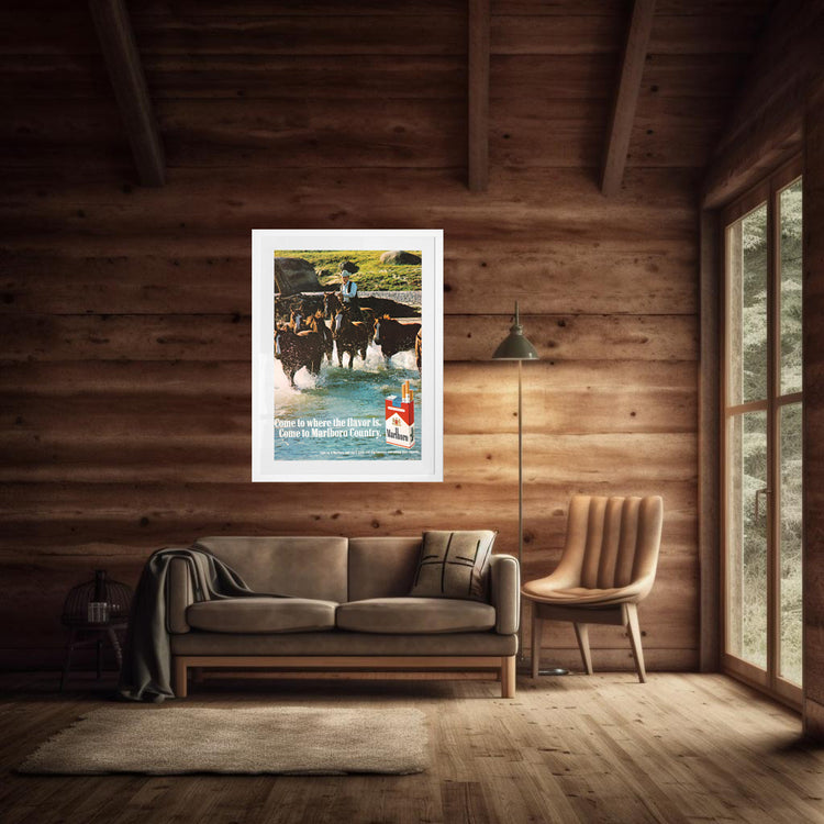 Malboro Cigarette Advertisement (1960's)