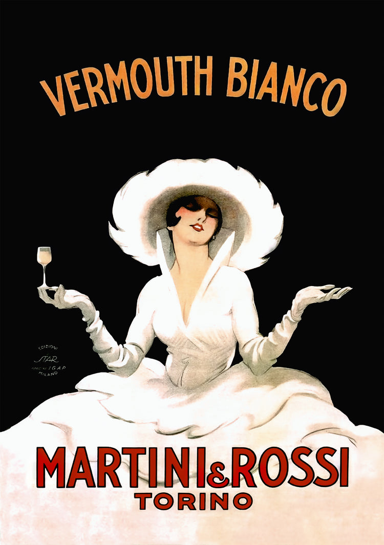 Martini & Rossi Vermouth Vintage Advertisement (1950)