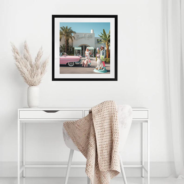 Pink Poodles & Palm Trees