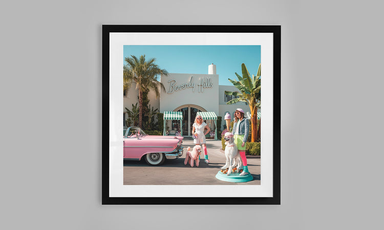 Pink Poodles & Palm Trees