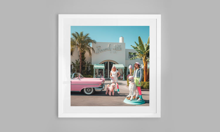 Pink Poodles & Palm Trees