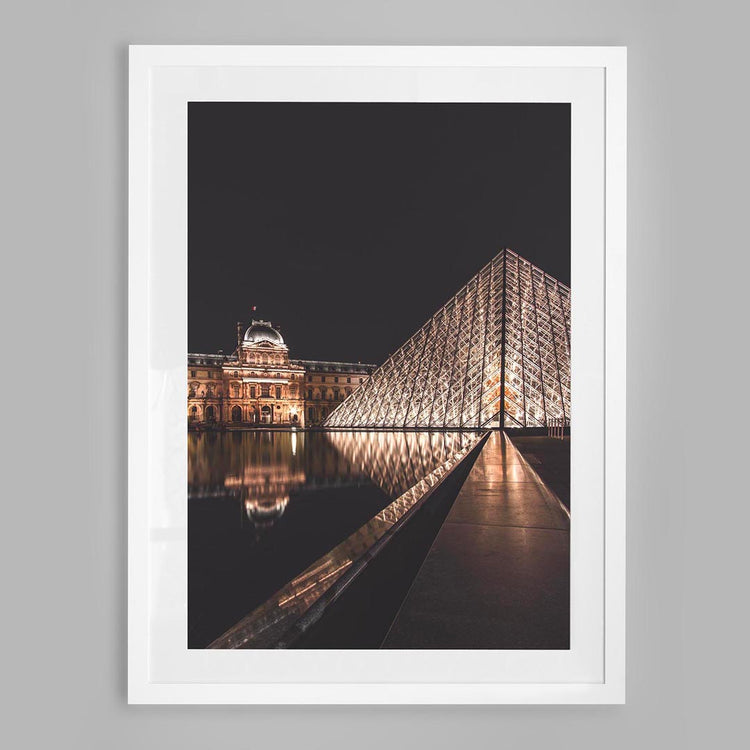 The Louvre Pyramid, Paris. France