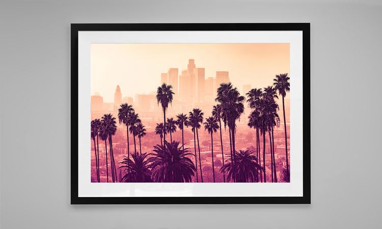 Retro LA Glow - Landscape