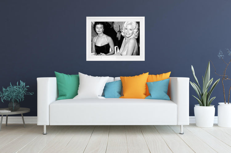 Jayne Mansfield and Sophia Loren (1957)