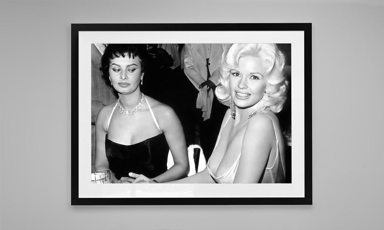 Jayne Mansfield and Sophia Loren (1957)