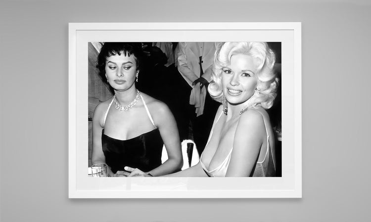 Jayne Mansfield and Sophia Loren (1957)