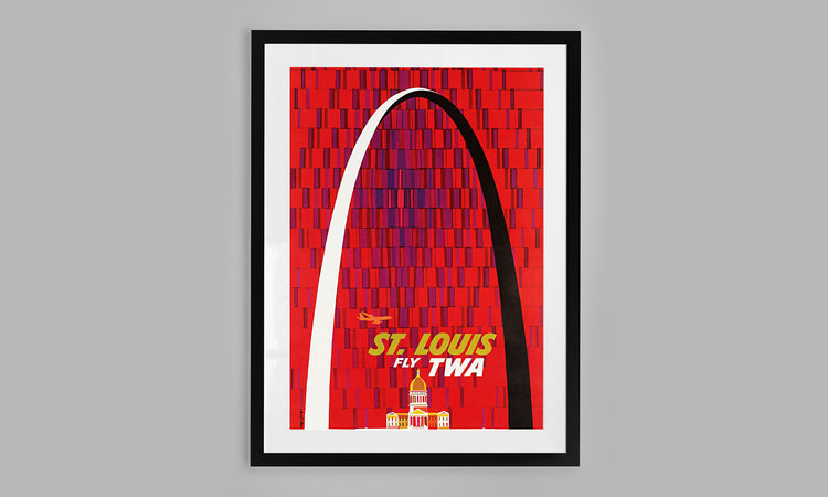 St. Louis – Fly TWA Poster