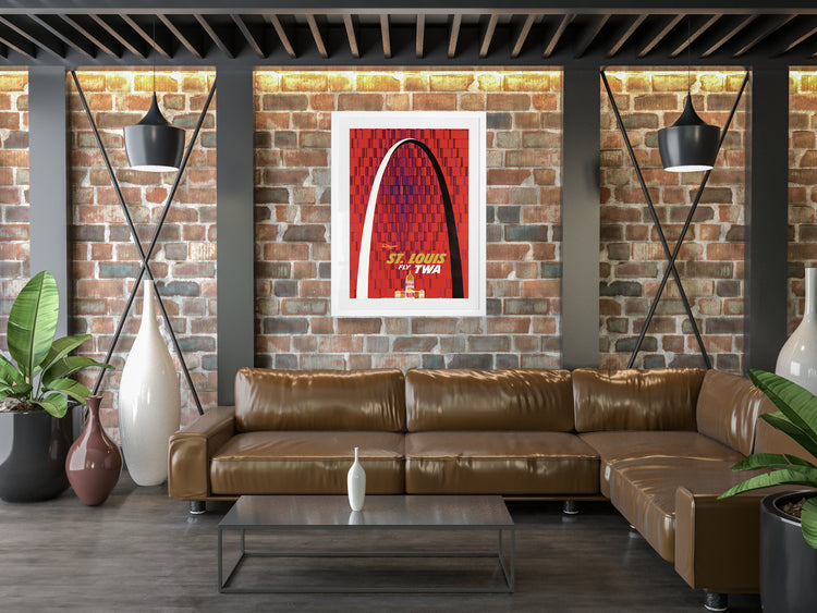 St. Louis – Fly TWA Poster