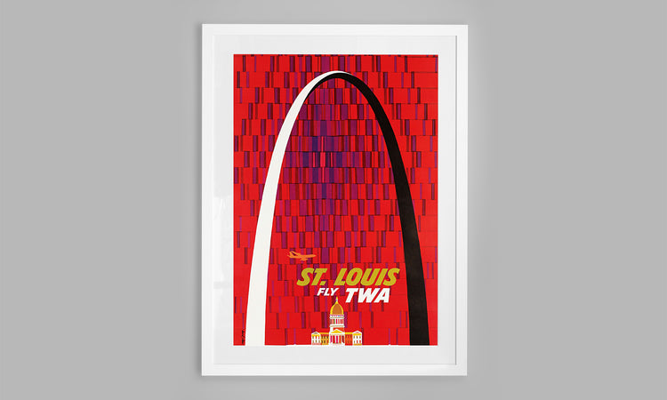 St. Louis – Fly TWA Poster