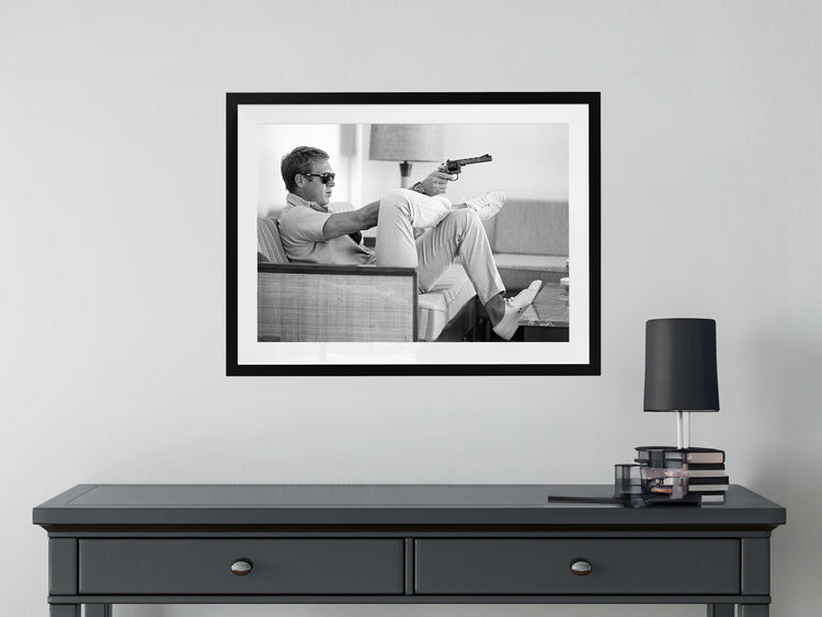 Steve McQueen Takes Aim (1963)