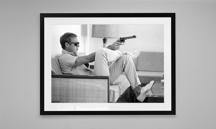 Steve McQueen Takes Aim (1963)