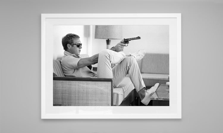 Steve McQueen Takes Aim (1963)