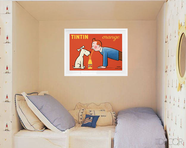 Tintin Orange Soda Vintage Advertisement (1960) - Landscape