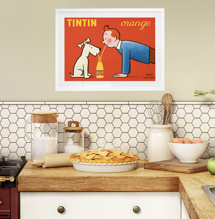 Tintin Orange Soda Vintage Advertisement (1960) - Landscape