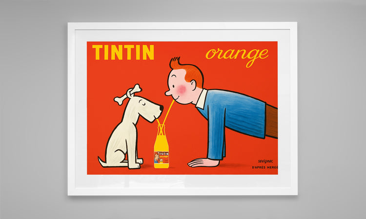 Tintin Orange Soda Vintage Advertisement (1960) - Landscape
