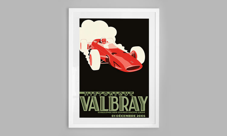 Art Deco Racing Poster - Valbray (2005)