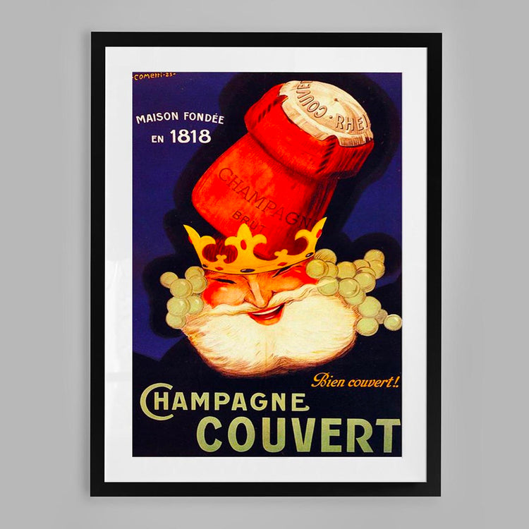 Couvert Champagne Vintage Advert (1923)