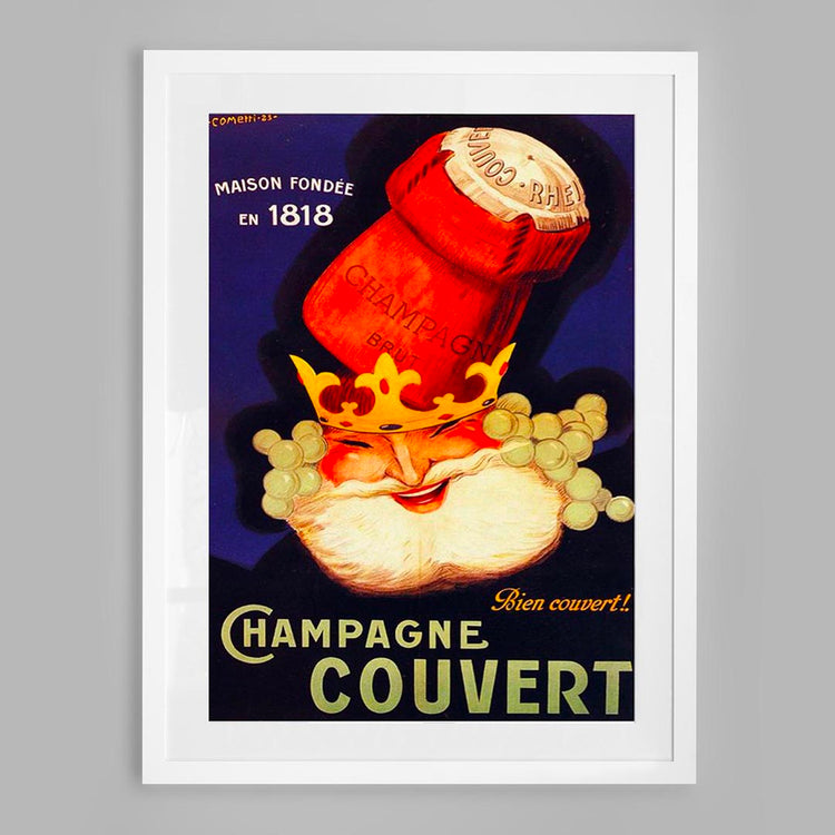 Couvert Champagne Vintage Advert (1923)