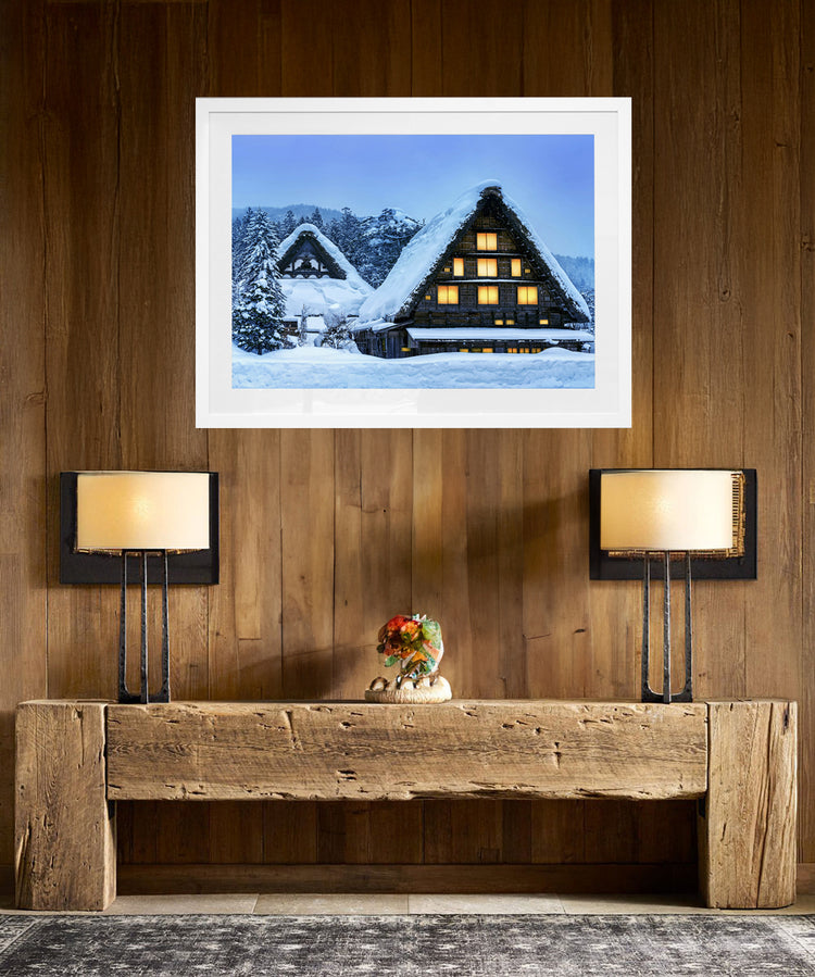 Winter Glow, Shirakawa-go, Japan