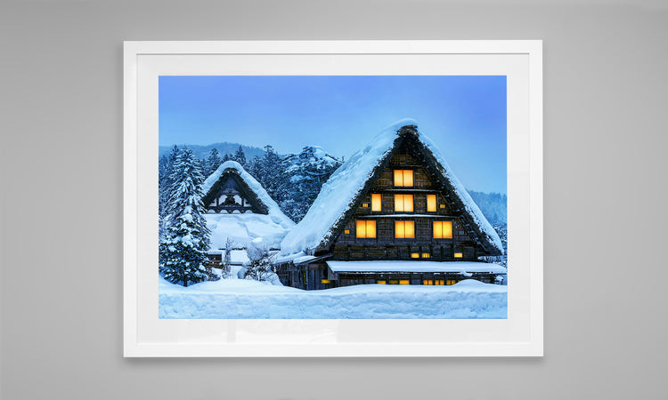 Winter Glow, Shirakawa-go, Japan