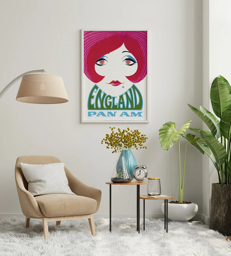 Swinging Sixties - Travel Poster for England (1960)