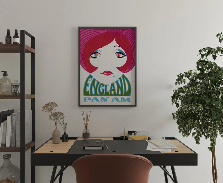 Swinging Sixties - Travel Poster for England (1960)