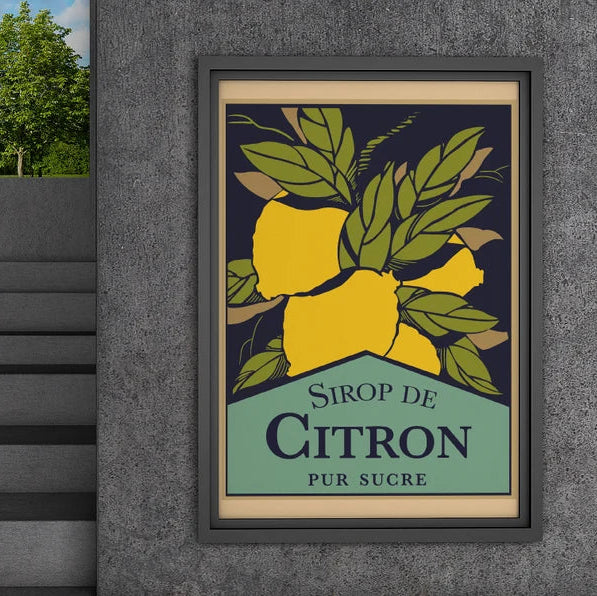Sirop De Citron - Vintage French Advertisement