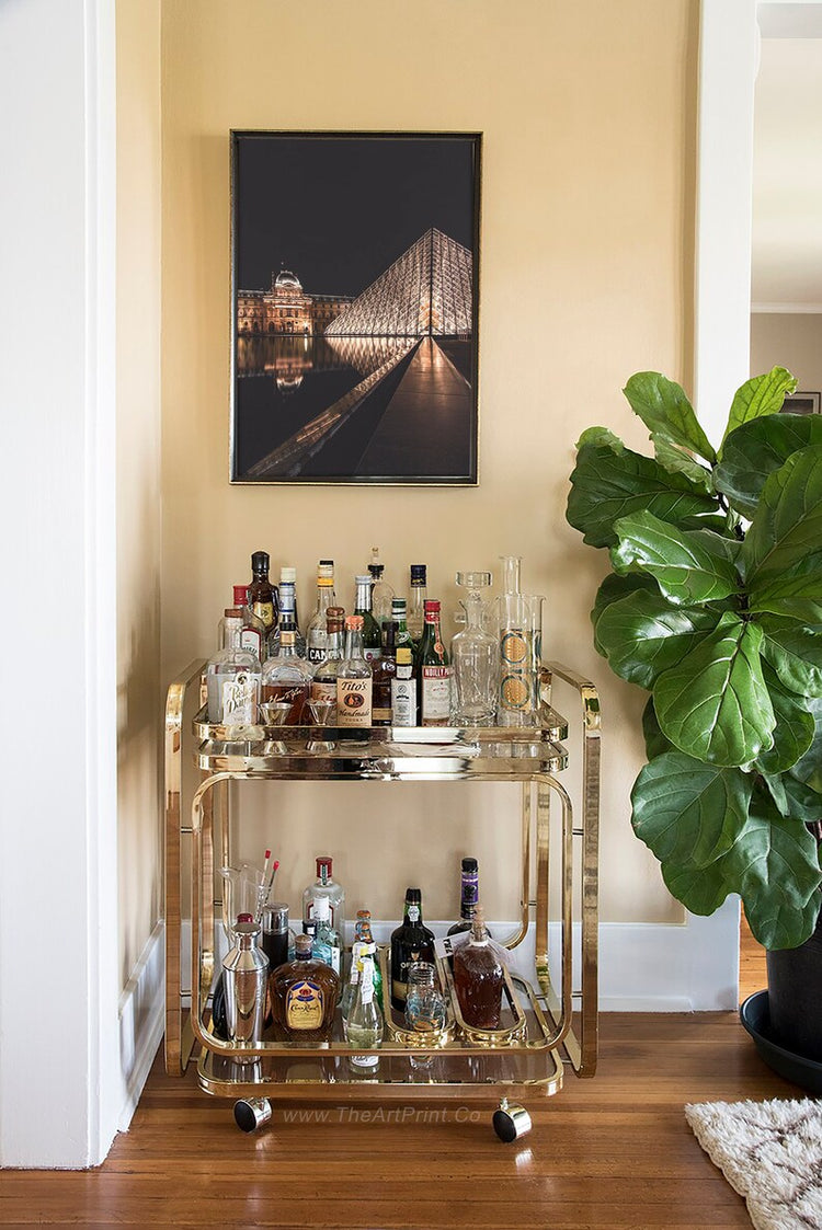 The Louvre Pyramid, Paris. France