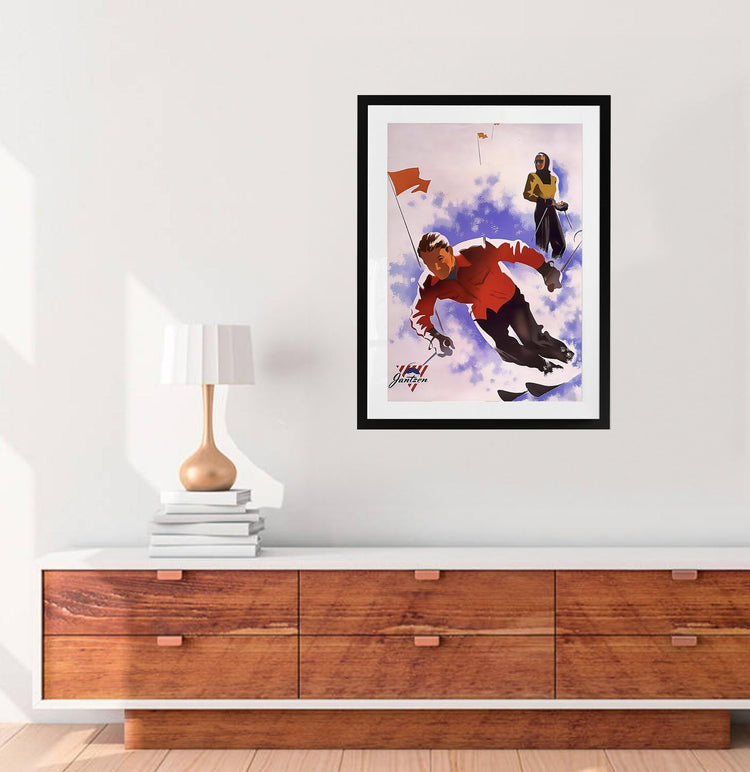 Retro Jantzen Advert - Downhill Style (1947)