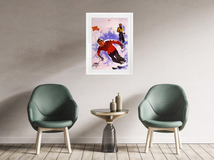 Retro Jantzen Advert - Downhill Style (1947)