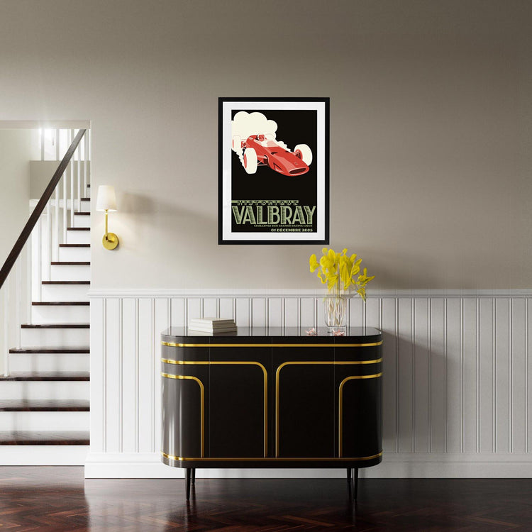 Art Deco Racing Poster - Valbray (2005)