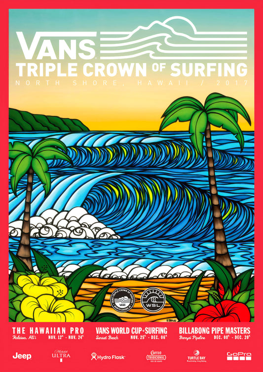 Vans Triple Crown of Surfing Poster (2017)