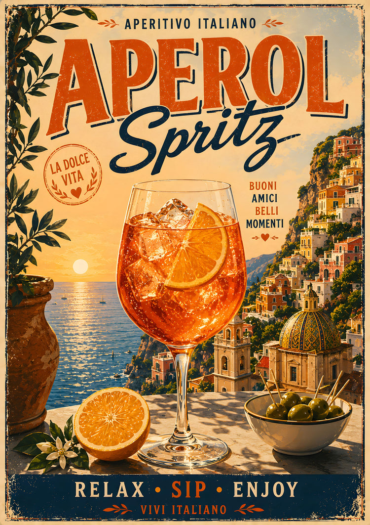 Aperitivo on the Amalfi Coast