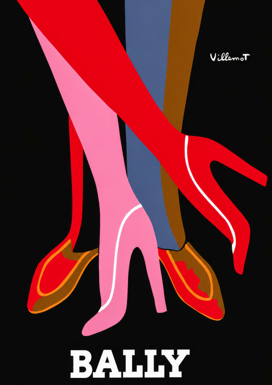Bally Tango Poster - Villemont (1979)